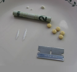 Snorting OxyContin Picture